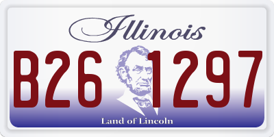 IL license plate B261297
