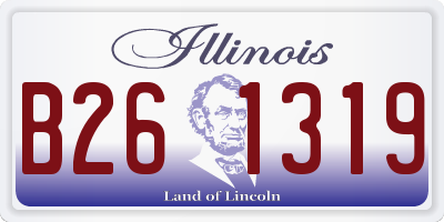 IL license plate B261319