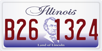 IL license plate B261324