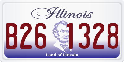 IL license plate B261328