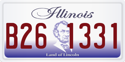 IL license plate B261331