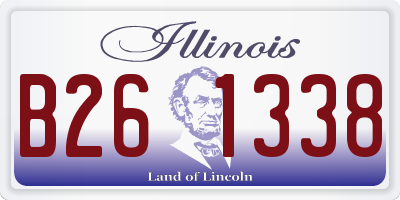 IL license plate B261338