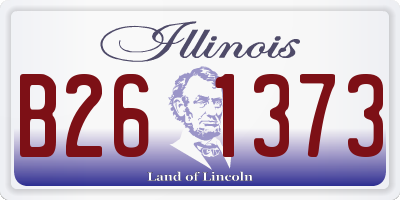 IL license plate B261373