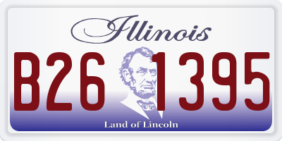 IL license plate B261395