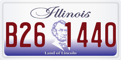 IL license plate B261440