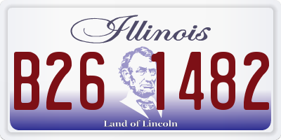 IL license plate B261482