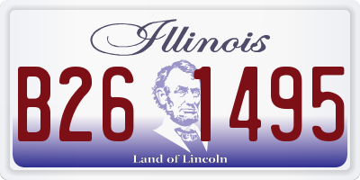 IL license plate B261495