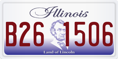 IL license plate B261506