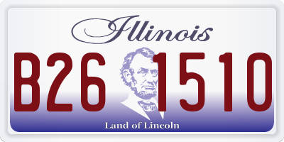 IL license plate B261510