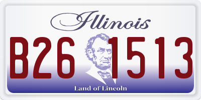 IL license plate B261513