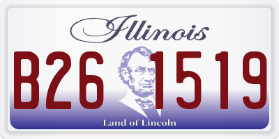 IL license plate B261519