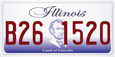 IL license plate B261520