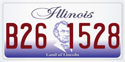 IL license plate B261528
