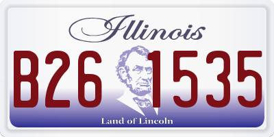 IL license plate B261535