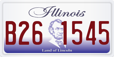 IL license plate B261545