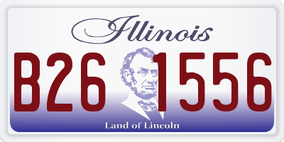 IL license plate B261556