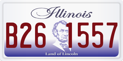 IL license plate B261557