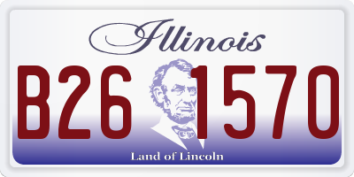 IL license plate B261570
