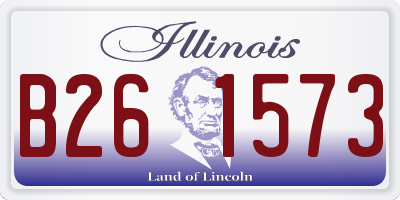 IL license plate B261573