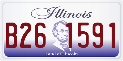 IL license plate B261591