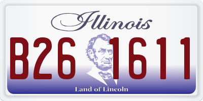IL license plate B261611