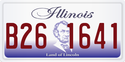 IL license plate B261641