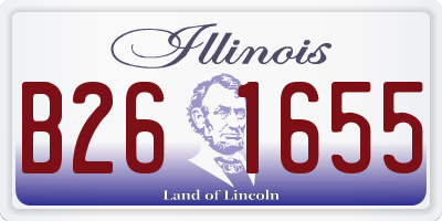 IL license plate B261655