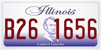 IL license plate B261656