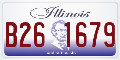 IL license plate B261679