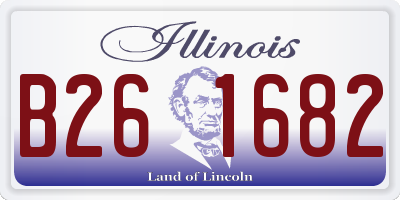 IL license plate B261682