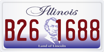 IL license plate B261688