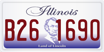 IL license plate B261690