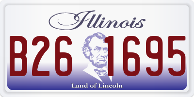 IL license plate B261695