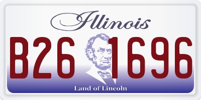 IL license plate B261696