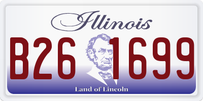 IL license plate B261699
