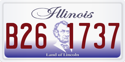 IL license plate B261737