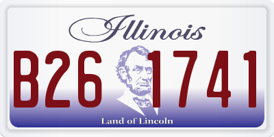 IL license plate B261741