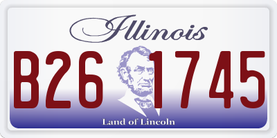 IL license plate B261745