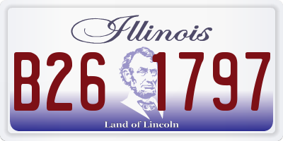 IL license plate B261797
