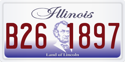 IL license plate B261897