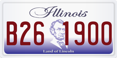 IL license plate B261900