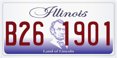 IL license plate B261901