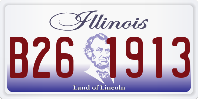 IL license plate B261913