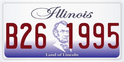 IL license plate B261995