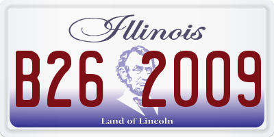 IL license plate B262009