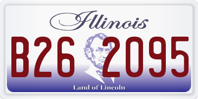 IL license plate B262095
