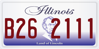 IL license plate B262111