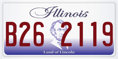 IL license plate B262119
