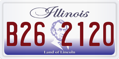 IL license plate B262120