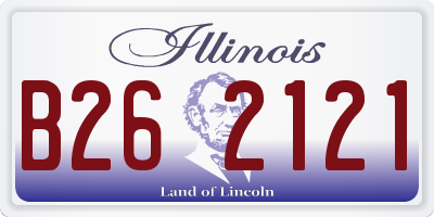 IL license plate B262121
